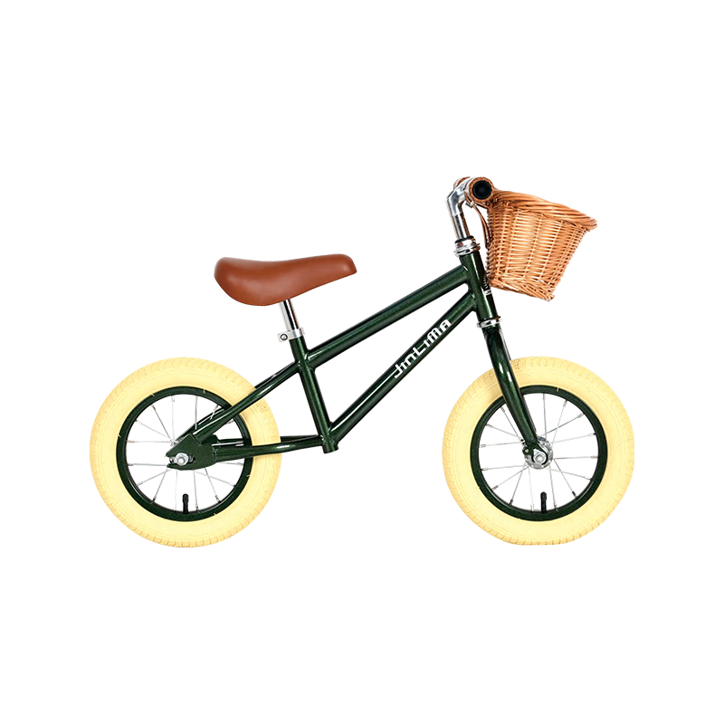 HYB-006 Green High Steel Kids 12 "Balance Bike с корзиной